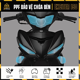 Miếng Dán PPF Chóa Đèn Exciter 150 | Decal Trong Suốt Dán Đèn Pha, Đèn Demi, Đèn Xi Nhan Xe Ex 150 Chống Xước, Chống Dán