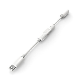 Dây Cáp Chuyển Đổi Cổng Lightning Sang Cổng Âm Thanh Có Nút Điều Chỉnh Âm Lượng Cho iPhone 7 (3.5mm)