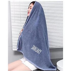 Mua Khăn Tắm 100% Cotton Loại 70x140cm Trọng lượng 500g Siêu Mềm Mại Siêu Thấm Hút  Thêu Tên Các Tháng