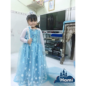ĐẦM CÔNG CHÚA ELSA HOA TUYẾT KÈM TÀ