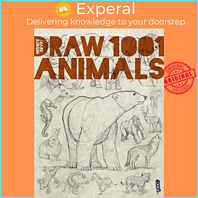 Sách - Draw 1,001 Animals by Mark Bergin (UK edition, paperback)