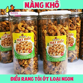 1 Kí Điều Tỏi Ớt Loại Ngon  điều nguyên  Nàng Khô - 2 Hộp 500GR