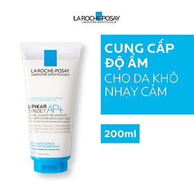 Sữa Rửa Mặt Và Tắm Cho Da Khô, Da Nhạy Cảm, Mẫn Ngứa La Roche-Posay Lipikar Syndet AP+ Cream 200ml