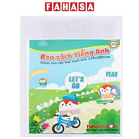 Hình ảnh Bao Sách Tiếng Anh Let's Go - Dành Cho Các Loại Sách Khổ 220x280mm - Fahasa