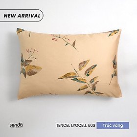 Vỏ gối Lụa Tencel 50x70 45x65 cm Sen Đá Home Bedding cao cấp họa tiết, áo, bao gối nằm 100% Lyocell 60s