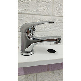 Vòi lavabo nóng lạnh kiểu dáng lùn phù hợp chậu nhỏ