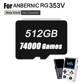 2023 Anbernic RG353V 3,5 inch 640*480 tay cầm trò chơi cầm tay Android 11 Linux OS HD tích hợp 20 Simulator Retro 74000 Trò chơi màu: 512G thẻ nhớ
