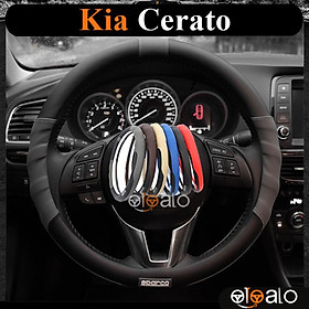Bọc vô lăng da PU dành cho xe Kia Cerato cao cấp SPAR - OTOALO
