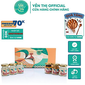 Yến Thị - Gói quà tặng 6 hũ đủ vị - Yến sào Khánh Hòa chưng sẵn