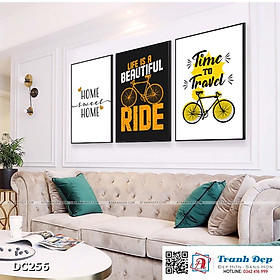 Mua Bộ 3 tranh canvas treo tường Decor Tranh quotes - DC256