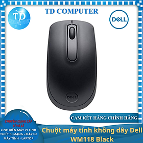 Mua Chuột máy tính không dây Dell WM118 Black - Hàng chính hãng DigiWorld phân phối