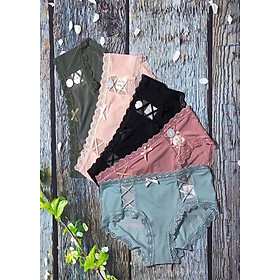 COMBO 05 QUẦN LÓT SU NỮ CAO CẤP, SEXY QL2305 (Màu ngẫu nhiên) KM TẶNG CẶP DÂY TRONG