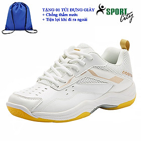 Giày cầu lông kawasaki K086 chính hãng dành cho cả nam và nữ, chuyên nghiệp chống trơn trượt- tặng túi rút thể thao tiện ích