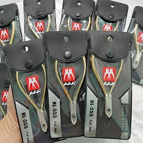 Kềm nhặt da mạ vàng HL555, kềm cắt da HL555, kềm AAA hl555