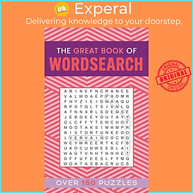 Sách - The Great Book of Wordsearch - Over 150 Puzzles by Eric Saunders (UK edition, paperback)
