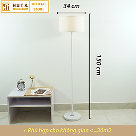 Đèn Cây Đứng HUTA KT4 Cao Cấp, Sang Trọng, Decor Trang Trí Phòng Ngủ, Sofa, Phòng Khách, Điều Chỉnh Độ Sáng, Bóng Led Ánh Sáng Vàng