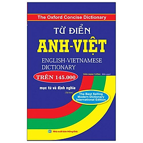 Từ Điển Anh – Việt Trên 145.000 Mục Từ Và Định Nghĩa (Bìa Cứng) (Tái Bản 2021)