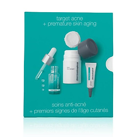 Hình ảnh Bộ 3 sản phẩm sáng da sạch mụn dành cho da dầu mụn Dermalogica Clear & brighten kit