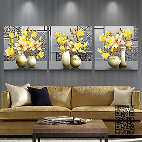 - Tranh Canvas khung composit treo tường phòng khách