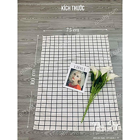 Mua Vải caro trắng dùng làm phông nền chụp ảnh sản phẩm