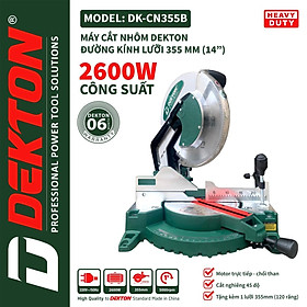 Mua MÁY CẮT NHÔM 355MM 2600W DEKTON DK-CN355B - HÀNG CHÍNH HÃNG