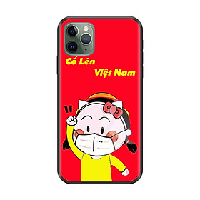 Ốp lưng Viền Dẻo TPU cho điện thoại IPHONE 11 PRO MAX Cổ Vũ Cố Lên Việt Nam Mẫu 1