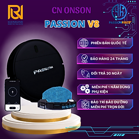 Mua Passion V8 Robot hút bụi và lau nhà thông minh//Sản xuất CN ONSON Mỹ//Lực hút 3000Pa//Bản quốc tế// Hàng chính hãng//Điều khiển app Tiếng Việt