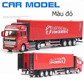 Xe mô hình đầu kéo container vận chuyển KAVY NO.8807 đầu hợp kim tỷ lệ 1:48 - nhiều màu
