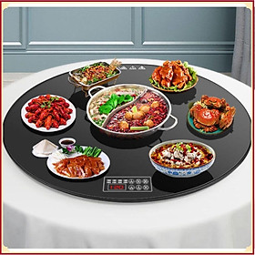 Mua Mâm điện xoay tròn hâm nóng thức ăn Đài Loan giữ nóng thức ăn size 60cm
