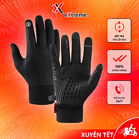 Găng tay giữ ấm mùa đông chống gió, kháng nước mưa eXtreme GT2301 Bao tay thể thao cảm ứng điện thoại đi xe máy, xe đạp lót nỉ cho nam nữ, bảo hộ đi phượt