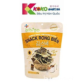 Snack rong biển vị bắp mật ong Bibigo 25g