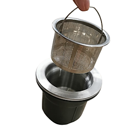 Mua Giỏ thu rác bồn rửa chén bát thoát nước nhanh  lọc cặn rác hiệu quả  dùng cho phễu 110  114mm