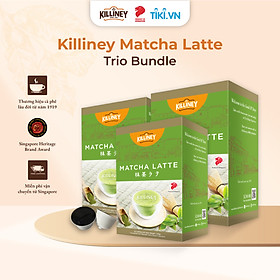 Combo 3 Hộp Viên Nén Trà Sữa Matcha Thơm Ngon Killiney Matcha Latte - Tương Thích Máy Pha Cà Phê Dolce Gusto - (3 Hộp X 10 Viên)