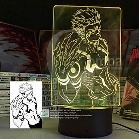 Mua Đèn Ngủ Jujutsu Kaisen Ryomen Sukuna Type 10 AJKN0310 16 màu tuỳ chỉnh