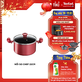 Nồi chống dính đáy từ Tefal So Chef G1354595 22cm – Hàng chính hãng
