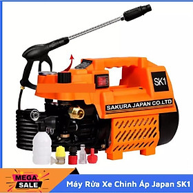 Mua Máy Rửa Xe SAKURA SK 1 Thế Hệ 2021 Có Chỉnh Áp Nhập Khẩu