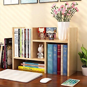 Mua Kệ Sách Gỗ Kệ Sách Để Bàn Làm Việc Lắp Ghép Theo ý muốn