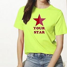 Áo thun nữ in họa tiết " Your Star " xinh xắn phong cách trẻ trung, chất vải dày đẹp