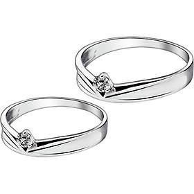 Nhẫn Đôi Bạc Hiểu Minh NC300