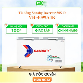 Mua TỦ ĐÔNG INVERTER SANAKY 305 LÍT VH-4099A4K ĐỒNG (R600A) (HÀNG CHÍNH HÃNG) (CHỈ GIAO HCM)