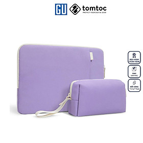 Túi Chống Sốc TOMTOC Organized Conner Armor + Pouch For Macbook Air/Pro 13 Inch Công Nghệ Sáng Chế Chống Sốc Tiên Tiến Hàng Chính Hãng