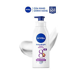 Sữa Dưỡng Thể NIVEA Extra Bright Dưỡng Sáng Da | Mịn Da (350 ml)