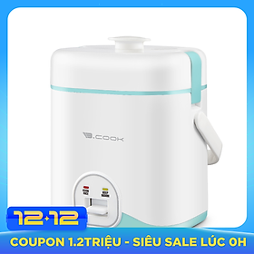 Nồi cơm điện mini - Nồi nấu nhanh đa năng Bcook - Hàng chính hãng