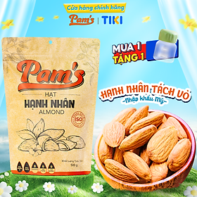 Hạnh Nhân Mỹ Tách Vỏ Pams, Rang Nguyên Vị, Ăn Kiêng Giảm Cân, Ngũ Cốc Dinh Dưỡng Bà Bầu