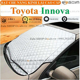 Tấm che chắn nắng nóng kính lái xe ô tô Toyota Innova 3 Lớp Cao Cấp - OTOALO