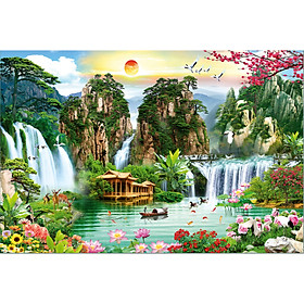 Mua Tranh Dán Tường 3D Sơn thủy hữu tình SL3296