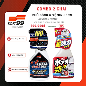 Combo Phủ Bóng Sơn Fusso Coat W-208 & Vệ Sinh Sơn Stain Cleaner Strong R