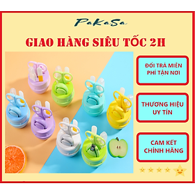 Bộ Dụng Cụ Cắt Móng Có Hộp Đựng Gọn Gàng Tiện Lợi - Chính Hãng ( Giao màu , họa tiết ngẫu nhiên)