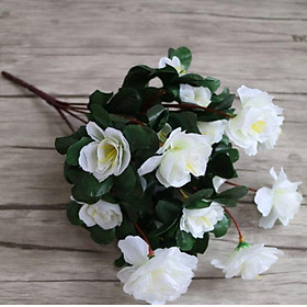 Hoa lụa hoa giả: Cụm hoa đỗ quyên