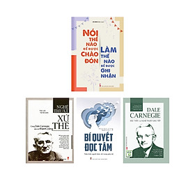 Combo Nghệ Thuật Giao Tiếp Đỉnh Cao: Nghệ Thuật Xử Thế + Nói Thế Nào Để Được Chào Đón, Làm Thế Nào Để Được Ghi Nhận + Dale Carnegie - Bậc Thầy Của Nghệ Thuật Giao Tiếp + Bí Quyết Đọc Tâm (4 Cuốn) - ML